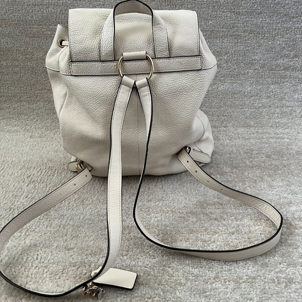 Coach Billie Backpack Pebbled Leather Bag - Picture 4 of 16